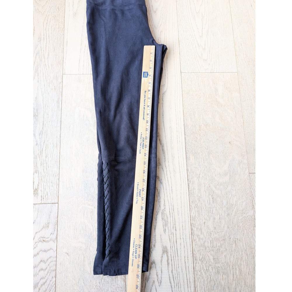 Lysse Faux Suede Lace-Up Leggings Women's Size S‎ High-Waisted Tights Pants - Picture 8 of 8